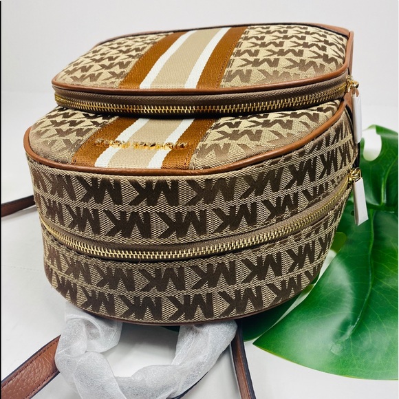 Michael Kors abbey medium backpack striped ebony - Picture 4 of 8